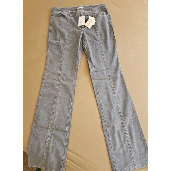 NWT London Jean The Christie Fit Corduroy Pants Sz 10 EX LONG New Old Stock Y2K - Picture 1 of 7